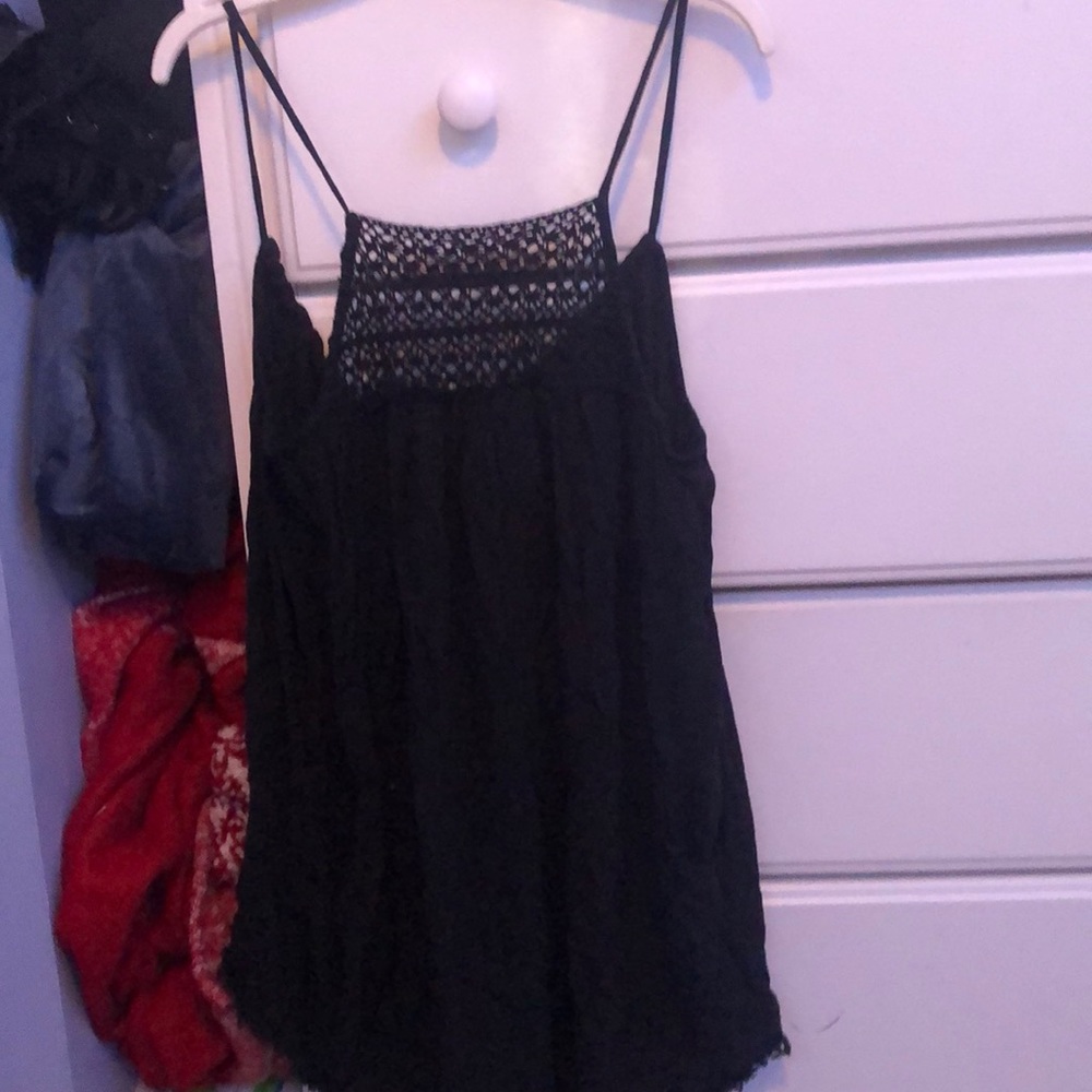 Black Aerie Tank Top